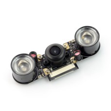 PiHut ZeroCam NightVision FishEye - 5Mpx naktinė Fisheye kamera - skirta Raspberry Pi 