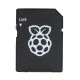 Raspberry microSD 128GB 100MB/s Class A2 Memory Card with Raspberry Pi OS - with adapter and case included