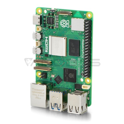 RASPBERRY-PI RPI5-4GB-SINGLE SBC, Raspberry Pi5 4GB, BCM2712, Arm  Cortex-A76, 4GB RAM, MicroSD, Wifi, HDMI, Power button