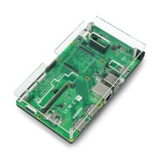 Raspberry Pi CM4IO dėklas - juodas ir skaidrus atviras