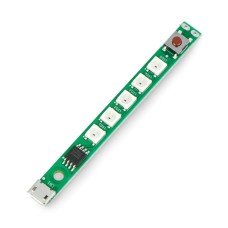 RGB LED juostelė 5x USB 5 V šviesos diodai su šablono pasirinkimu - Kitronik 3561