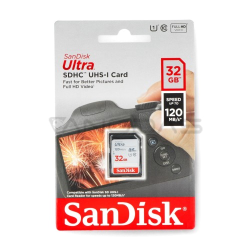 SanDisk Ultra 32G Class 10 UHS-I MicroSDHC Memory Card