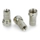 SAT F 3C2V plug - copper - 100 pcs 