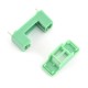 Fuse connector with protective cover PTF-78 5x20mm - green