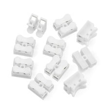 Electric cube self-locking 2 pin 2mm 10A/380V - 10 pcs