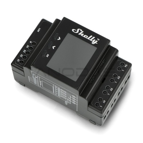 Shelly Pro 4PM Professional 4-channel DIN rail smart switch with power  metering