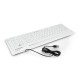 Silicone keyboard Esperanza EK126W USB / OTG - white 