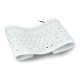 Silicone keyboard Esperanza EK126W USB / OTG - white 