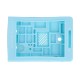 Silicone case for the UNIHIKER single-board minicomputer - blue - DFRobot FIT0938