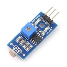 Digital light sensor with regulation - photoresistor + potentiometer