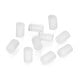 Worm gear, plastic, 6x10mm - white - 10pcs