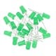 Set of 5mm LED - 160 pcs with resistors + organizer