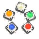 Tact Switch 12x12, 7mm THT 6 pin - red backlight - 5 pcs