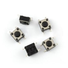 Tact Switch 6x6mm/4.3mm SMD - 5 pcs