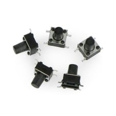 Tact Switch 6x6mm/8mm SMD - 5 pcs