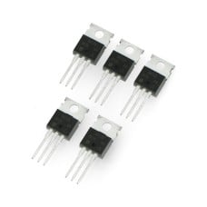 Tranzistorius N-MOSFET IRF520NPBF - THT - 5 vnt