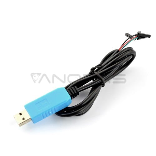 USB adapter for female cables with USB-UART converter PL2303, Waveshare ...