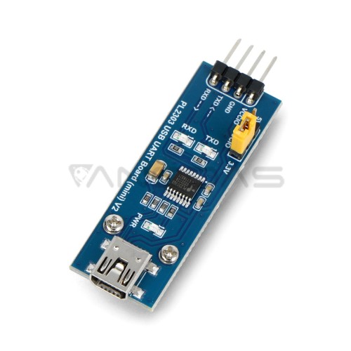 Usb Uart Ttl Pl Converter Miniusb Socket Waveshare