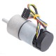 DC Motor 37Dx73L with 131:1 Gear 12V 76RPM + encoder CPR 64, Pololu 4756