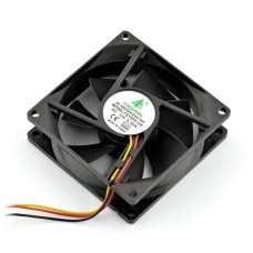 Fan 12V 80x80x25mm 3 wires