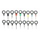 Wrenches removers for pins - 18 pcs