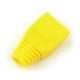 Strain relief boots for RJ45 8P8C wire - yellow - 10 pcs