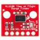 VL6180, distance and light sensor with gesture recognition, I2C, SparkFun SEN-12784