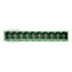 Male mounting strip, 10-pin, 5.08 mm pitch, vertical, enclosed 