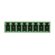 Male mounting strip, 8-pin, 3.5 mm raster, vertical, closed