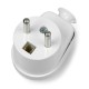 Plug WT-16 - with earthing - white