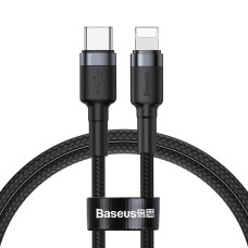 Baseus Cafule Cable Type-C to iP PD 18W 1m - Grey / Black