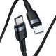 Baseus Cafule Cable Type-C to iP PD 18W 1m - Grey / Black