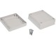 Plastic box Kradex Z79J light gray 90x80x38mm