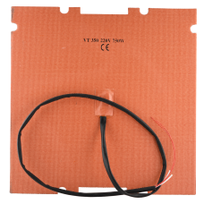 Arlon Silicone Rubber Heater with Thermistor - 350x350mm