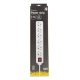 Deltaco 6 Socket Power Strip