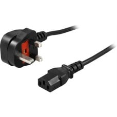 Deltaco Power Cable - 2m - UK 