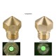 RepRap M6 Mixed Size Brass Nozzle 3mm - 4 pcs