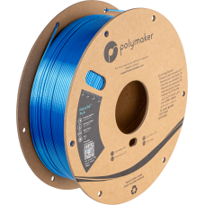 Polymaker PolyLite Silk PLA Dual Color - 1.75mm - 1kg - Beluga Silver-Blue