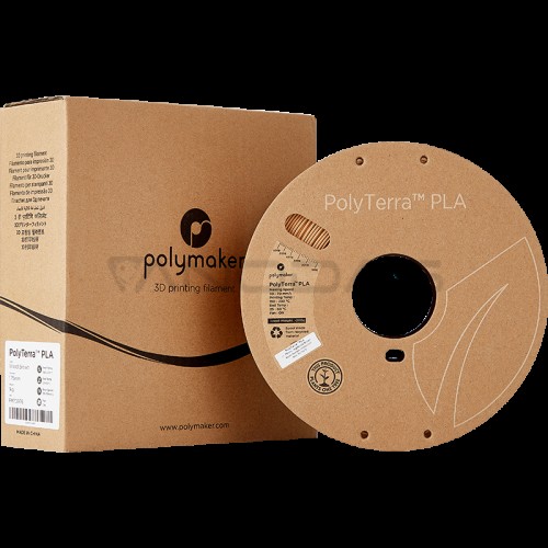 Polymaker PolyTerra PLA Filament 1.75mm (Wood Brown) 1kg