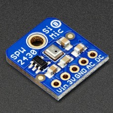 ADAFRUIT SILICON MEMS MICROPHONE BREAKOUT - SPW2430 100Hz – 10KHz 3V 1Vpp