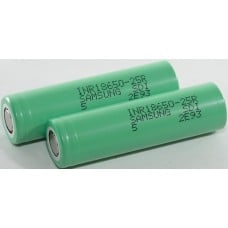 Akumuliatorius 18650 3.7V 2500mAh 20A Li-ion SAMSUNG INR 18650 25R