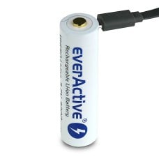 Akumuliatorius EverActive su micro USB 18650 3200mAh (apsaugotas) - 7A