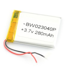 Battery Li-Pol 280mAh 3.7V