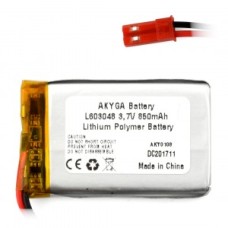 Battery Li-Pol Akyga 850mAh 1S 3.7V