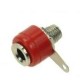 4 mm Banana socket - pair - short screwed