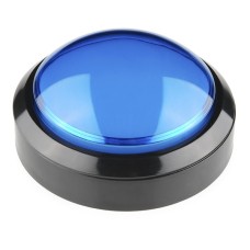 BIG Push Button 10cm - blue