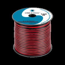 Cabletech cable CCA 2x0.75mm 1m - black red