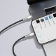 Baseus Cafule USB-C į Lightning kabelis PD 20W 1m - Juodas