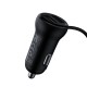 Baseus T typed S-16 wireless MP3 car charger - Black