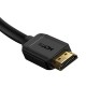 Baseus 2x HDMI 2.0 4K 60Hz kabelis, 3D, HDR, 18Gbps, 2m (juodas) 